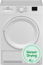 Beko DTLCE80041W White 8kg Condenser Dryer