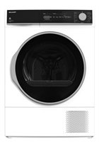 Sharp KD_NHH9S8GW3_EN White 9kg Heat Pump Tumble Dryer