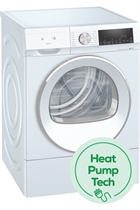 Siemens WQ45G2D9GB White 9kg Heat Pump Tumble Dryer