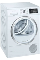 Siemens extraKlasse iQ500 WT47RT90GB White 9kg Heat Pump Tumble Dryer