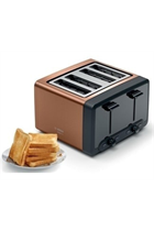 Bosch DesignLine TAT4P449GB Copper 4 Slice Toaster