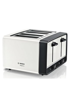 Bosch DesignLine TAT5P441GB White 4 Slice Toaster