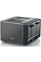 Bosch DesignLine TAT5P445GB Anthracite 4 Slice Toaster