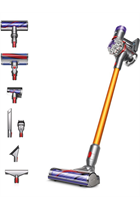 Dyson V8ABS-2023 Cordless Stick Vacuum Cleaner - 40 Minutes Run Time - Silver/Yellow