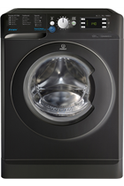 Indesit BWE91484XKUKN Black 9kg 1400 Spin Washing Machine