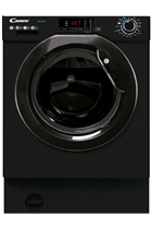 Candy CBW48D2BBE Black Integrated 8kg 1400 Spin Washing Machine