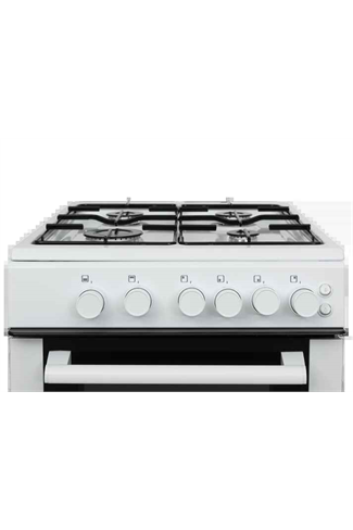 White Knight ATTCG50W White 50cm Twin Cavity Gas Cooker