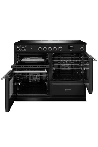 Rangemaster AURA90DFP/19276 90cm Black Dual Fuel Range Cooker