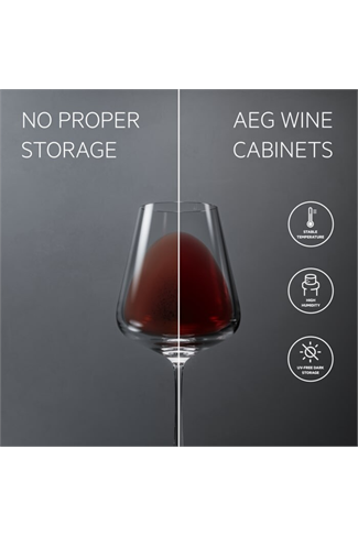 AEG AWUS020B5B 30cm Black Under Counter Wine Cooler