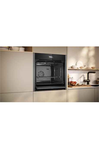 NEFF B54CR31G0B Graphite Built-In Electric Double Oven With Slide & Hide