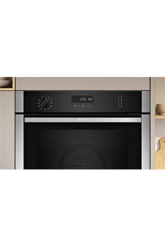 NEFF B6ACH7AN7B N50 Slide & Hide 71L Built In Single Oven Stainless Steel