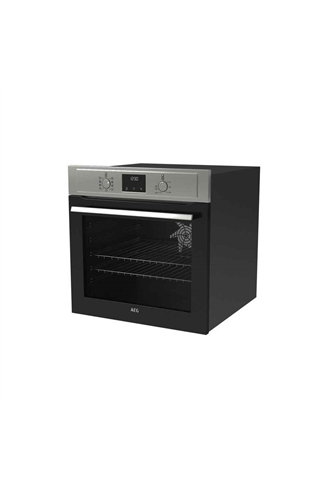AEG BEX33501EM Stainless Steel 72L Built In Single Multifunction Oven