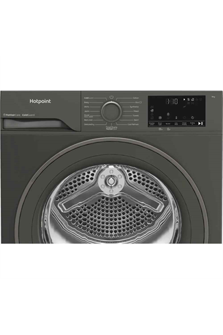 Hotpoint CHD93MGGUK Graphite 9kg Freestanding Heat Pump Tumble Dryer with PetHairCare