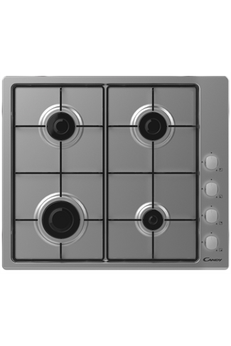 Candy CHW6LX 60cm Stainless Steel Built-In Gas Hob