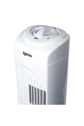Igenix DF0029 White 29" Oscillating Tower Fan 3 Speed