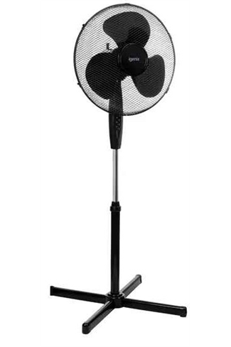 Igenix DF1655BL Black 16" Oscillating Pedestal Fan 3 Speed