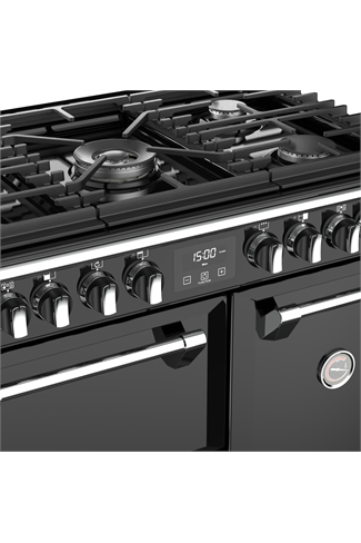 Stoves Richmond S900DF 90cm Black Dual Fuel Range Cooker