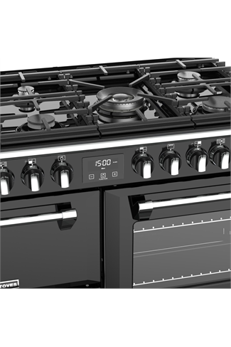 Stoves Richmond S1000DF 100cm Black Dual Fuel Range Cooker