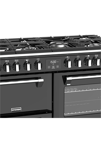 Stoves Richmond S1000DF 100cm Black Dual Fuel Range Cooker