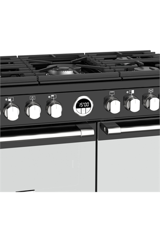 Stoves Sterling S900DF 90cm Black Dual Fuel Range Cooker