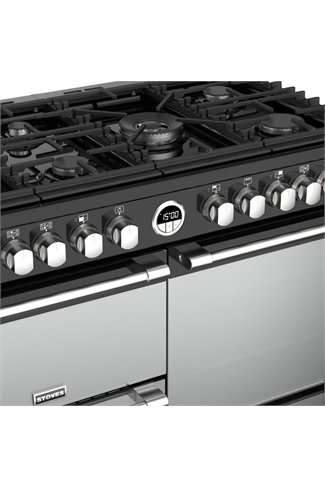 Stoves Sterling S1000DF 100cm Black Dual Fuel Range Cooker