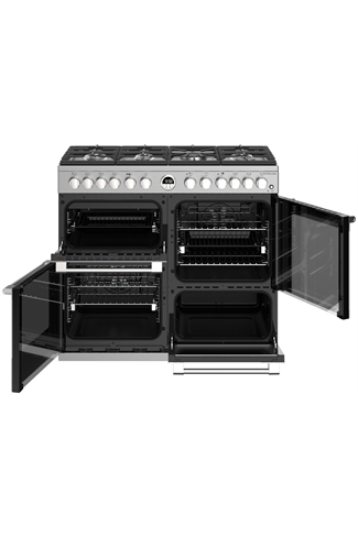 Stoves Sterling S1000DF 100cm Stainless Steel Dual Fuel Range Cooker