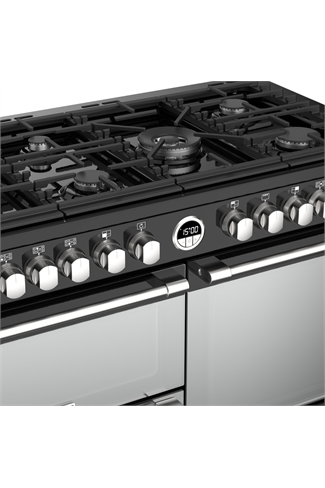 Stoves Sterling S1100DF 110cm Black Dual Fuel Range Cooker