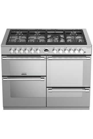Stoves Sterling S1100DF 110cm Stainless Steel Dual Fuel Range Cooker