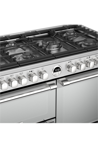 Stoves Sterling S1100DF 110cm Stainless Steel Dual Fuel Range Cooker