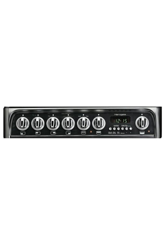 Hotpoint Cannon CH60DHKFS 60cm Black Double Oven Dual Fuel Cooker