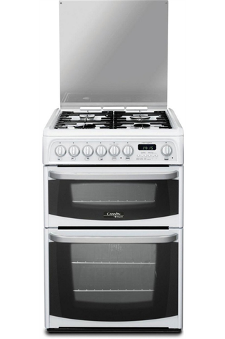 Hotpoint Cannon CH60DHWFS 60cm White Double Oven Dual Fuel Cooker