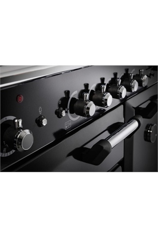 Rangemaster Classic CLA100DFFBL/C 100cm Black Dual Fuel Range Cooker