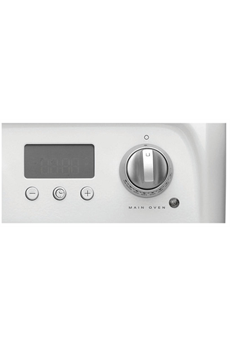 Hotpoint Ultima HUD61PS 60cm White Double Oven Dual Fuel Cooker