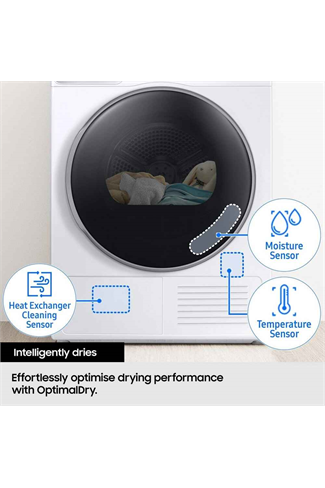 Samsung DV90CGC0A0ABEU Black 9kg Heat Pump Tumble Dryer A Rated