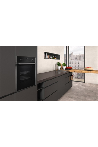 NEFF N50 B3ACE4HG0B Black Slide&Hide Built-In Electric Single Oven