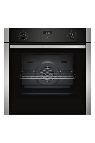 NEFF N50 B3ACE4HN0B Stainless Steel Slide&Hide Built-In Electric Single Oven