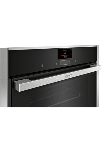 NEFF N90 B47CS34H0B Stainless Steel Slide&Hide Built-In Electric Single Oven with HomeConnect