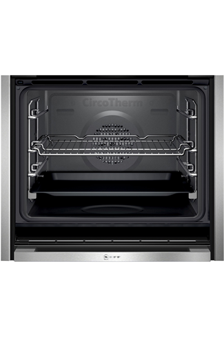 NEFF N90 B48FT78H0B Stainless Steel Slide&Hide FullSteam Built-In Electric Single Oven with HomeConnect