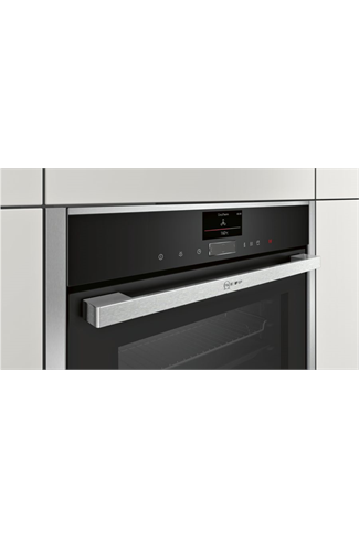 NEFF N90 C17FS32H0B Stainless Steel FullSteam Built-In Compact Oven with HomeConnect