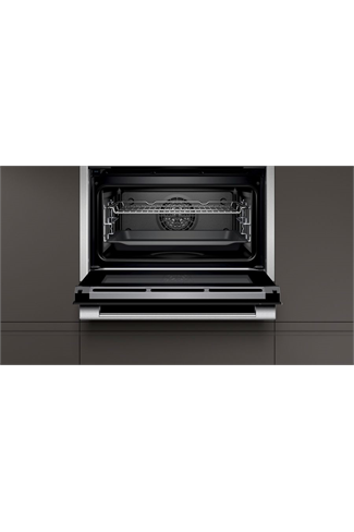 NEFF N90 C18FT56H0B Stainless Steel FullSteam Built-In Compact Oven with HomeConnect