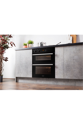 Hotpoint Class 2 DU2540BL Black Built-Under Electric Double Oven