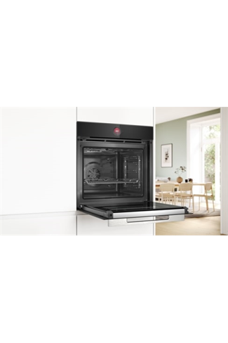 Bosch Series 8 HBG7741B1B 60cm Black Built-In Electric Single Oven