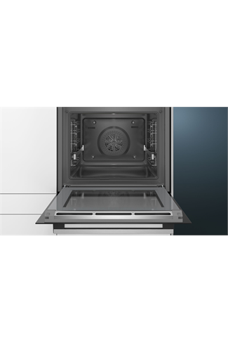 Siemens iQ500 HR578G5S6B Stainless Steel Pyrolytic addedSteam Built-In Electric Single Oven with roastingSensor