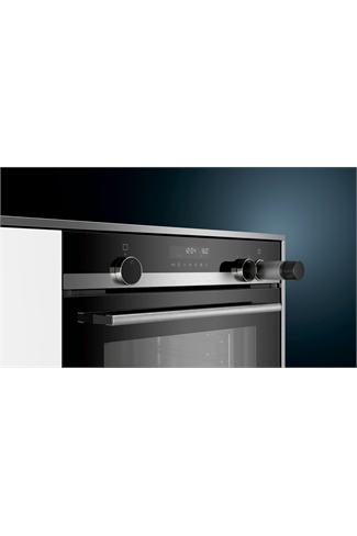 Siemens iQ500 HR578G5S6B Stainless Steel Pyrolytic addedSteam Built-In Electric Single Oven with roastingSensor