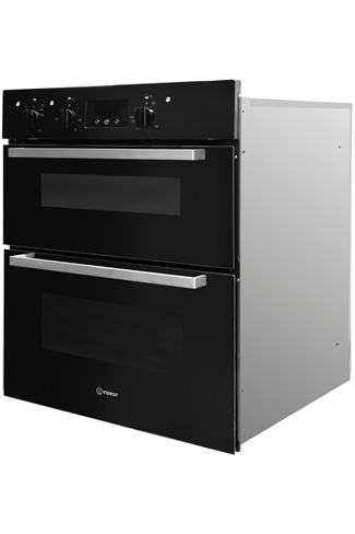 Indesit Aria IDU6340BL Black Built-Under Electric Double Oven