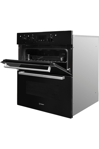 Indesit Aria IDU6340BL Black Built-Under Electric Double Oven