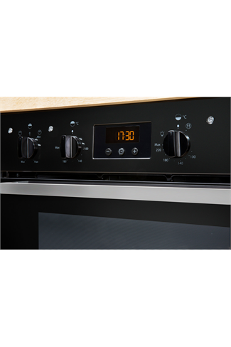 Indesit Aria IDU6340BL Black Built-Under Electric Double Oven