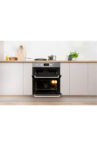 Indesit Aria IDU6340IX Stainless Steel Built-Under Electric Double Oven