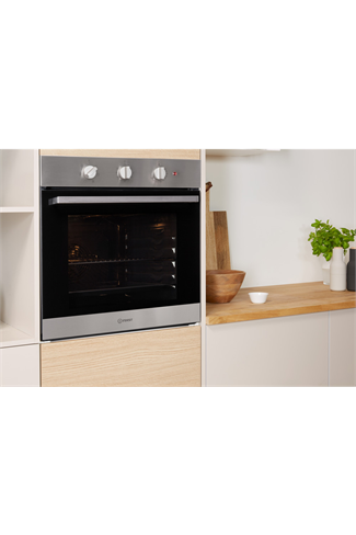 Indesit Aria IFW6230IXUK Stainless Steel Built-In Electric Single Oven