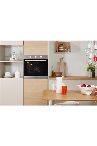 Indesit Aria IFW6230IXUK Stainless Steel Built-In Electric Single Oven